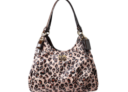 コーチ レオパード柄 ショルダートート